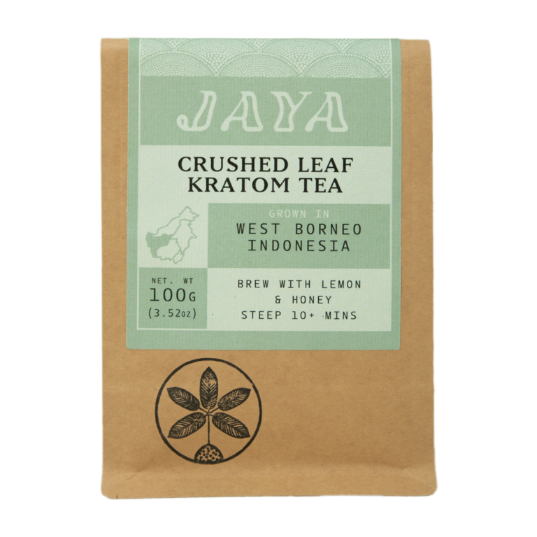 crushed leaf kratom tea