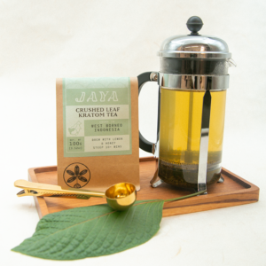 crushed leaf french press